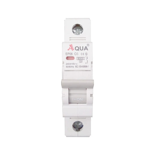 AQUA SINGLE POLE 6 AMP MCB BREAKER Price in Pakistan