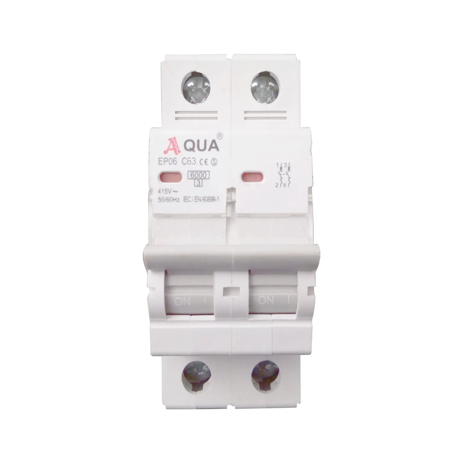 AQUA DOUBLE POLE 63 AMP MCB BREAKER Price in Pakistan
