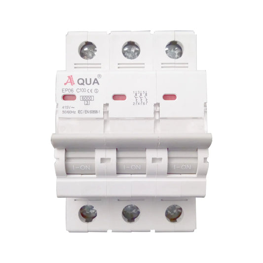 AQUA THREE POLE 100 AMP MCB BREAKER Price in Pakistan