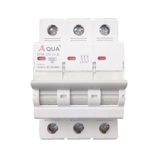 AQUA THREE POLE 32 AMP MCB BREAKER Price in Pakistan
