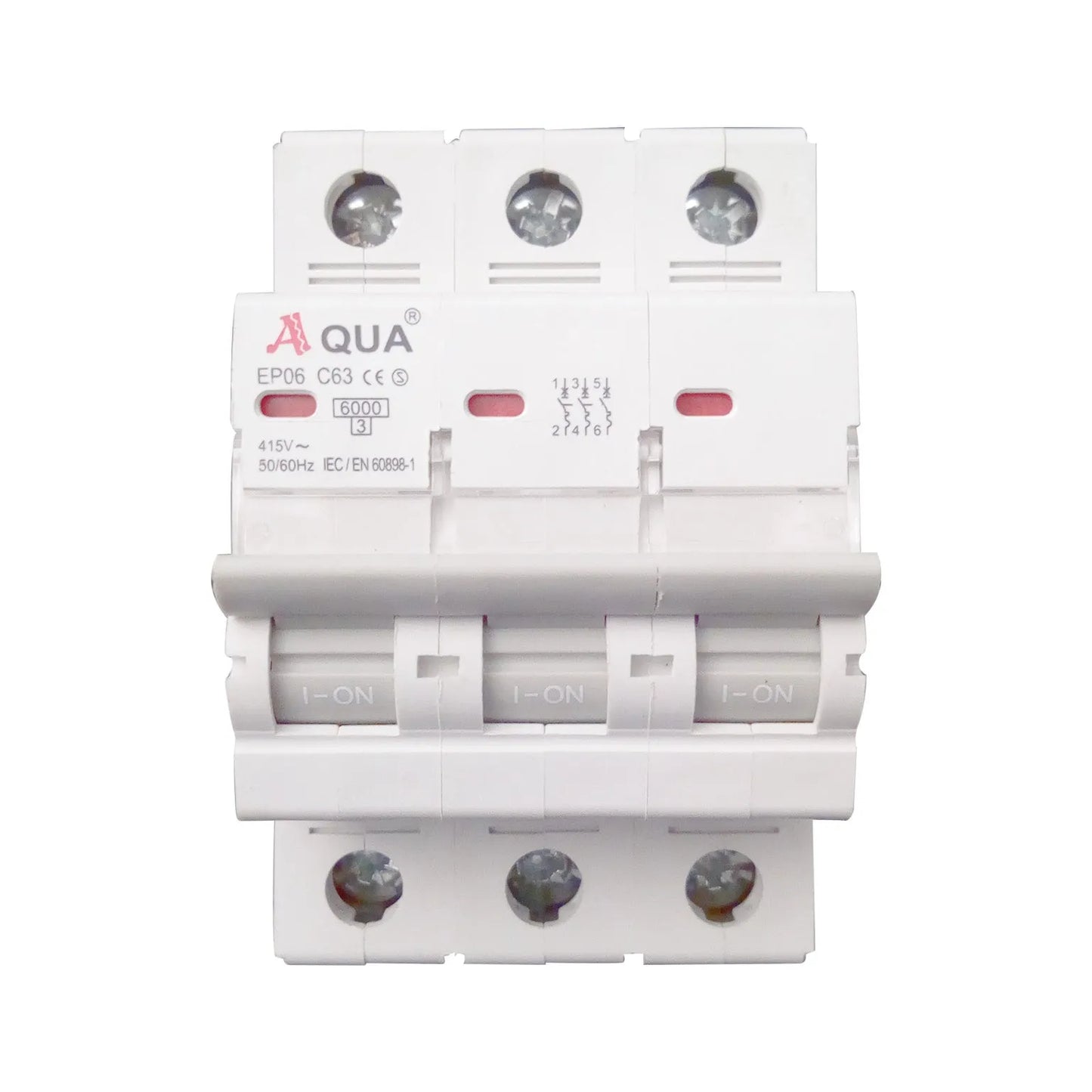 AQUA THREE POLE 63 AMP MCB BREAKER Price in Pakistan