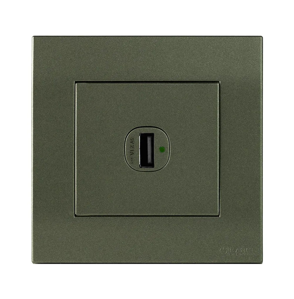 Akoya 1 Gang 8 wire 8 contact Telephone Outlet Black Price in Pakistan