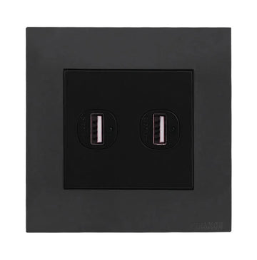 Akoya 1 Gang 8 wire 8 contact Telephone Outlet White Price in Pakistan