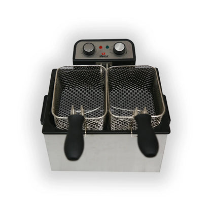 Alpina SF-4008 S.S Deep Fryer Twin bowl