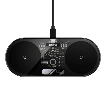Baseus Digital LED Display 2in1 Wireless Charger Price in Pakistan 