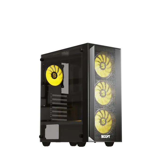 Boost Enclosure Pro Series P200 with 4 ARGB Fans Main image