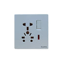 Clopal Cloud Series 1-2 Gang Light Plug Sw + Extra Soc