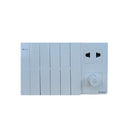 Clopal Cloud Series 6 + 1 Dimmer + 1 Socket