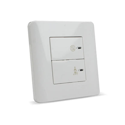 Zencelo Flat Double Pole Switch White Price in Pakistan