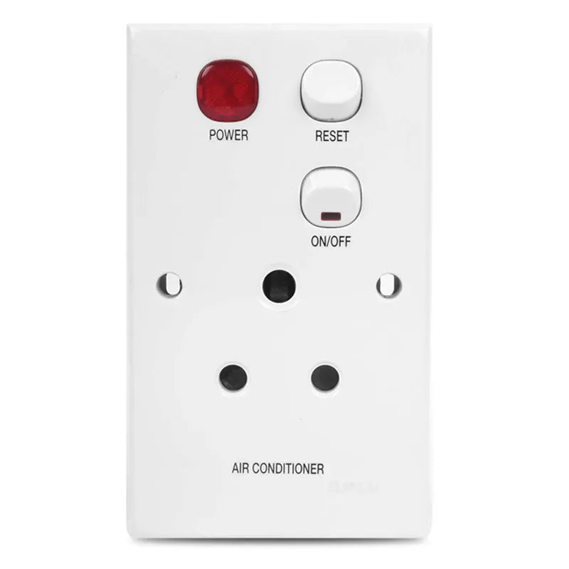 neo 1 gang 2 way switch horizontal grey silver with led and fluorescent Price in Pakistan Main image
