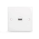 E-Series 1 Gang 2.1A USB Socket