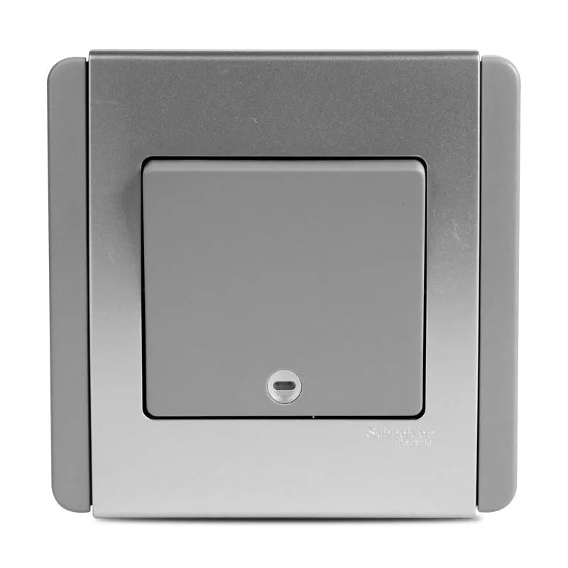 neo 1 4 gang horizontal grey silver with led Price in Pakistan