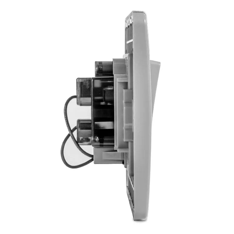 neo 1 4 gang horizontal grey silver with led Price in Pakistan