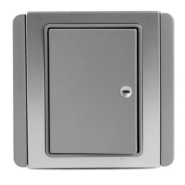 neo 1 4 gang horizontal grey silver with fluorescent Price in Pakistan