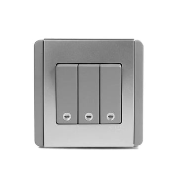 neo 1 4 gang horizontal white with led Price in Pakistan