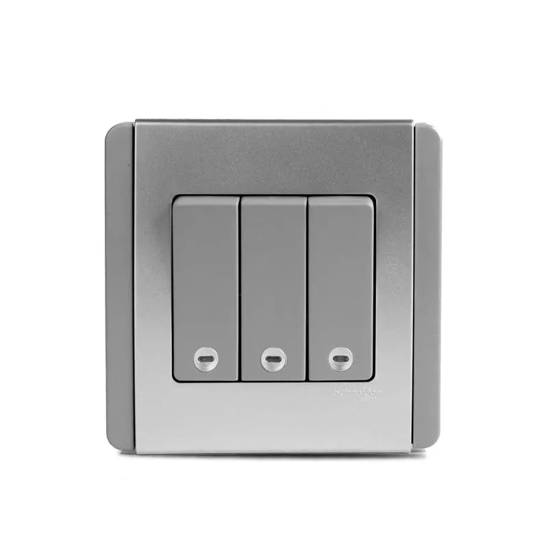 neo 1 4 gang horizontal white with led Price in Pakistan Main image
