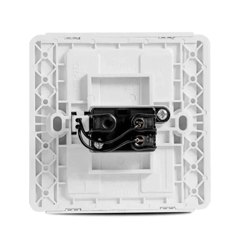 Zencelo 1 Gang Telephone Outlet White with Shutter Price in Pakistan