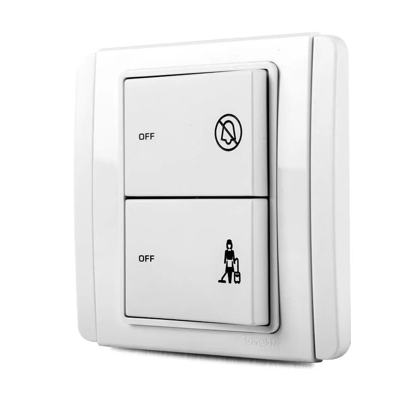 Neo 2 Gang Switch with DND & PCU Indicator Secondary image