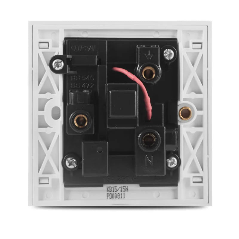 Vivace 15A 3 Pin Round Switch Socket with Neon Secondary image
