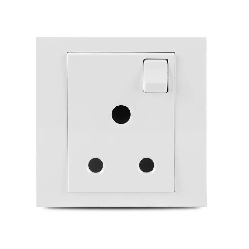 E Series 13A 3 Pin Flat Switch Socket with Neon Price in Pakistan Main image