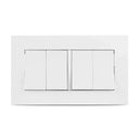 Vivace 1-6 Gang Flush Switch