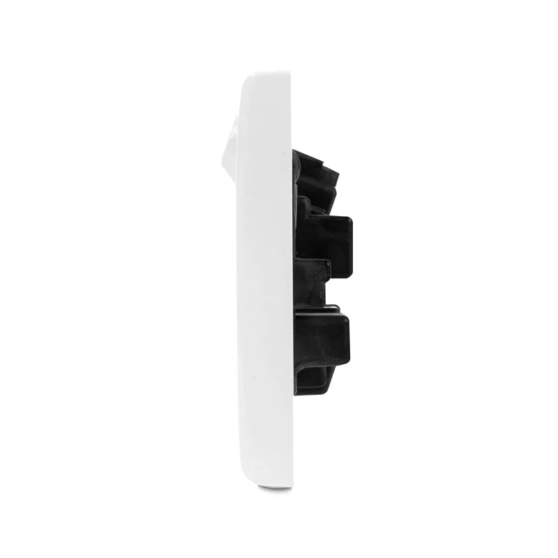 E-Series 3 Pin Flat Duplex Switch Socket Secondary image