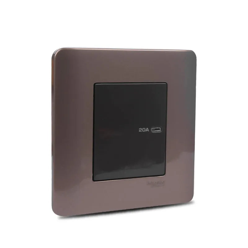 Zencelo Full-Flat Double Pole Switch with Neon Secondary image