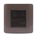Zencelo 1 Gang Full-Flat Bell Switch with illuminated "DND" & "PCU"
