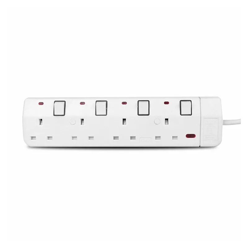 4 Way Portable Flat Pin Extension Socket Secondary image