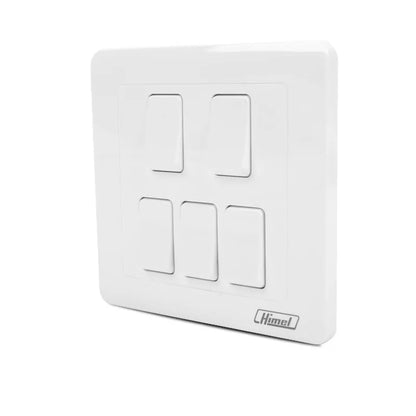 Himel 5 Gang Flush Switches Price in Pakistan