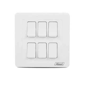 Himel 6 Gang Flush Switches Price in Pakistan