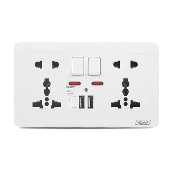 Pieno 2 Gang White TV Outlet Price in Pakistan