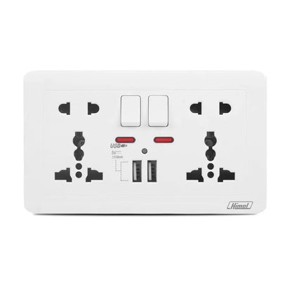 Pieno 2 Gang White TV Outlet Price in Pakistan