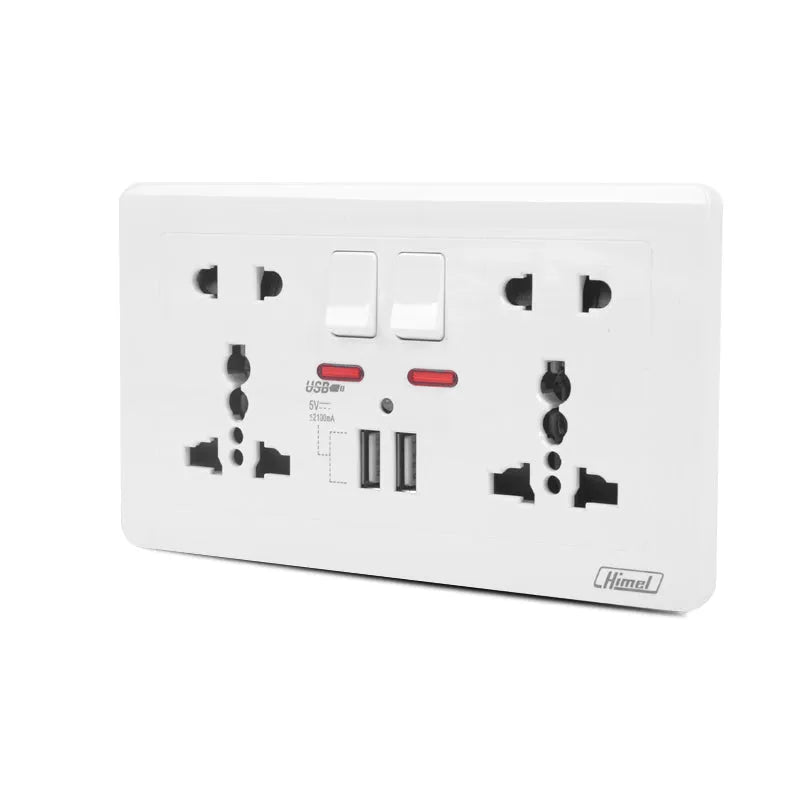 Pieno 2 Gang Wine Gold TV Outlet Price in Pakistan