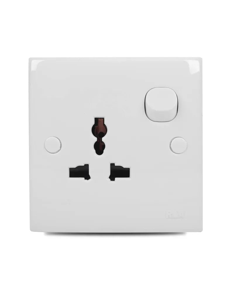 riva 4 way portable flat pin socket Price in Pakistan Main image