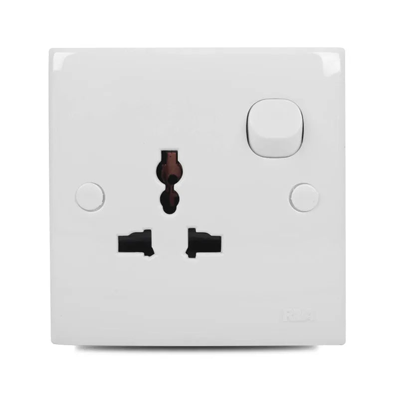 neo 1 3 gang vertical grey silver with led Price in Pakistan