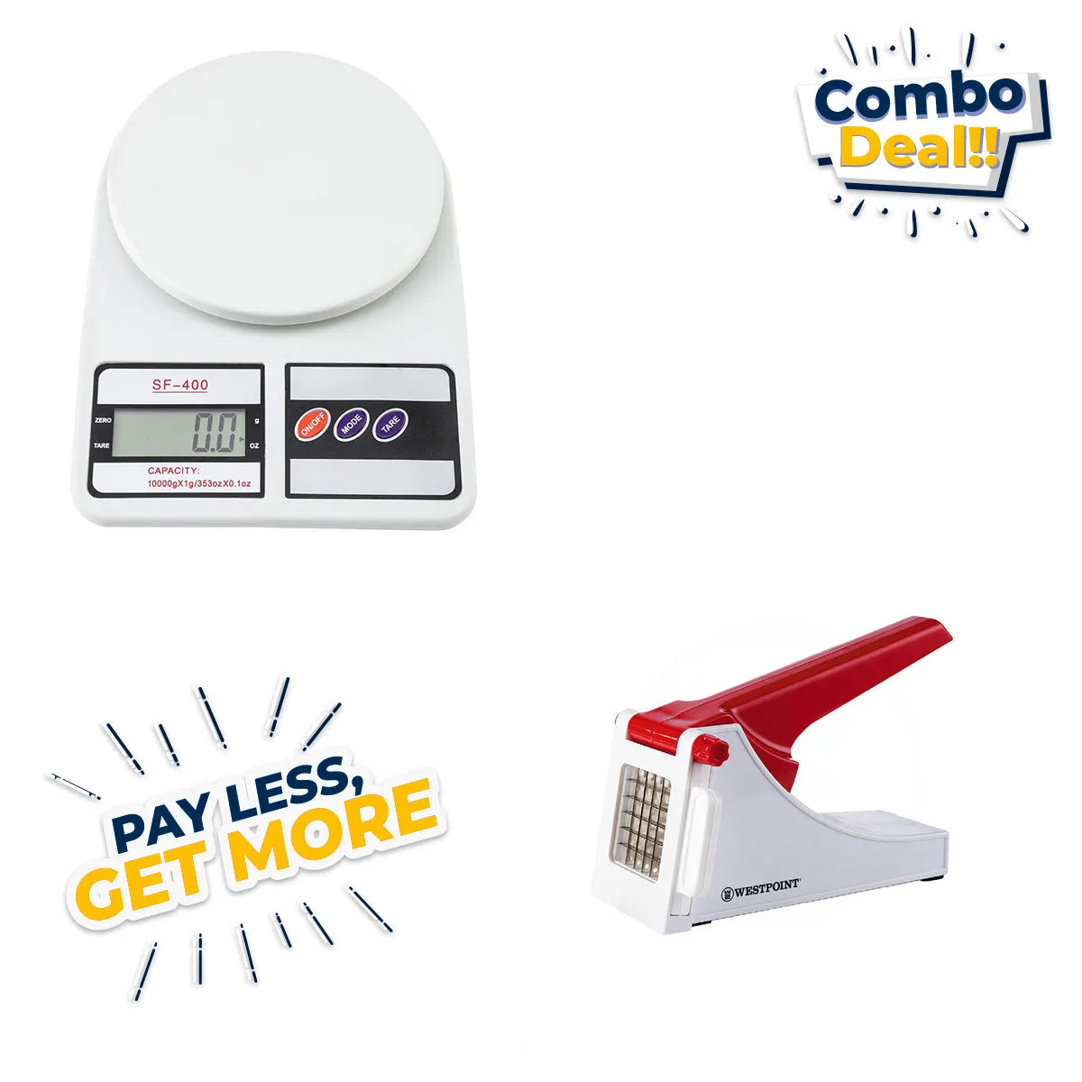Electronic Weight Scale + Westpoint Fries Cutter Price in Pakistan