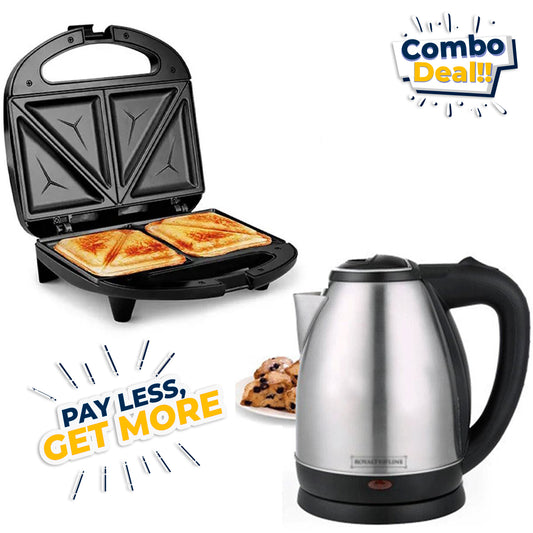 Combo Deals Sandwich Maker & Electric Kettle Price in Pakistan