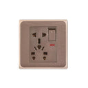 Clopal Focus Series 6 in 1 Multi Switch Socket Outlet