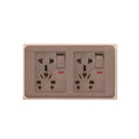 Clopal Focus Double 6 in 1 Switch Socket Outlet