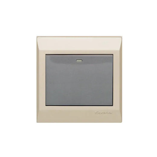Clopal Golden Metallic Series  4 switch + 2 socket Price in Pakistan