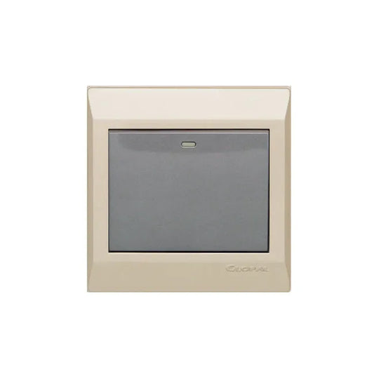 Clopal Golden Metallic Series 2 Gang TV Outlet  Price in Pakistan