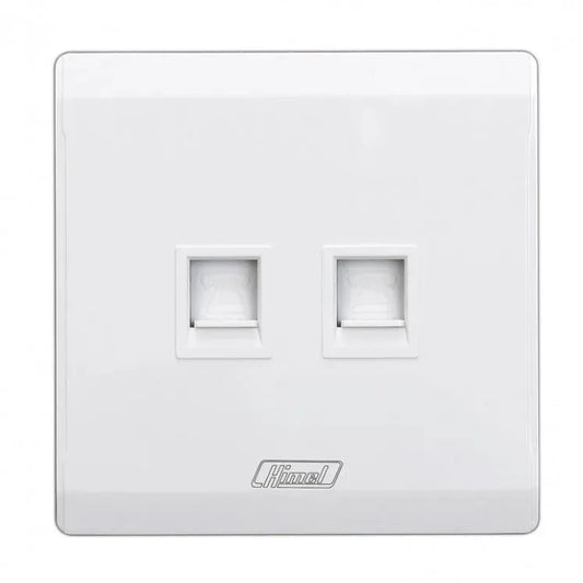 Himel 1-2 Gang Shuttered Telephone Outlet