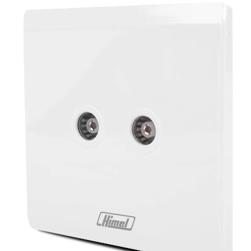 Himel Prime V2 Series 2 Gang TV Outlet