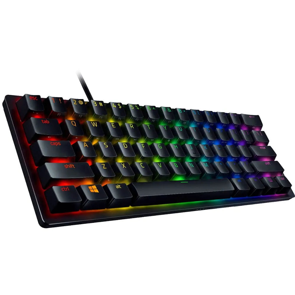Razer Huntsman Mini 60 Gaming Keyboard with Clicky Optical Switch (Purple / Red) Secondary image