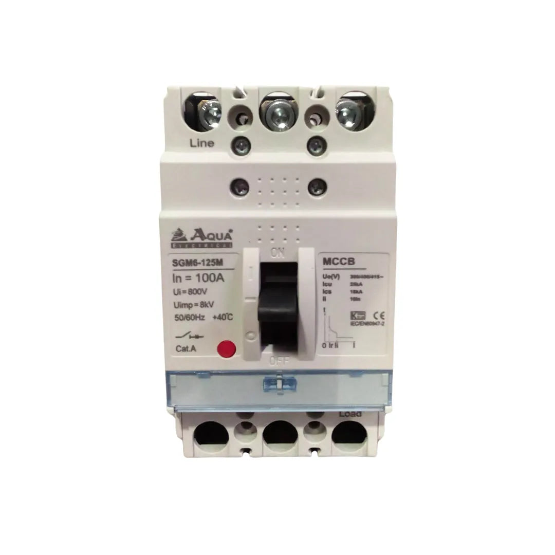 AQUA MCCB III POLE 100 Amp Price in Pakistan
