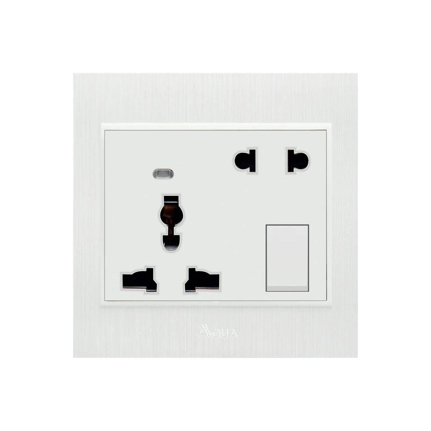 AQUA GLORY 1 GANG SWITCH UNIVERSAL PLUS 2 PIN SOCKET Price in Pakistan