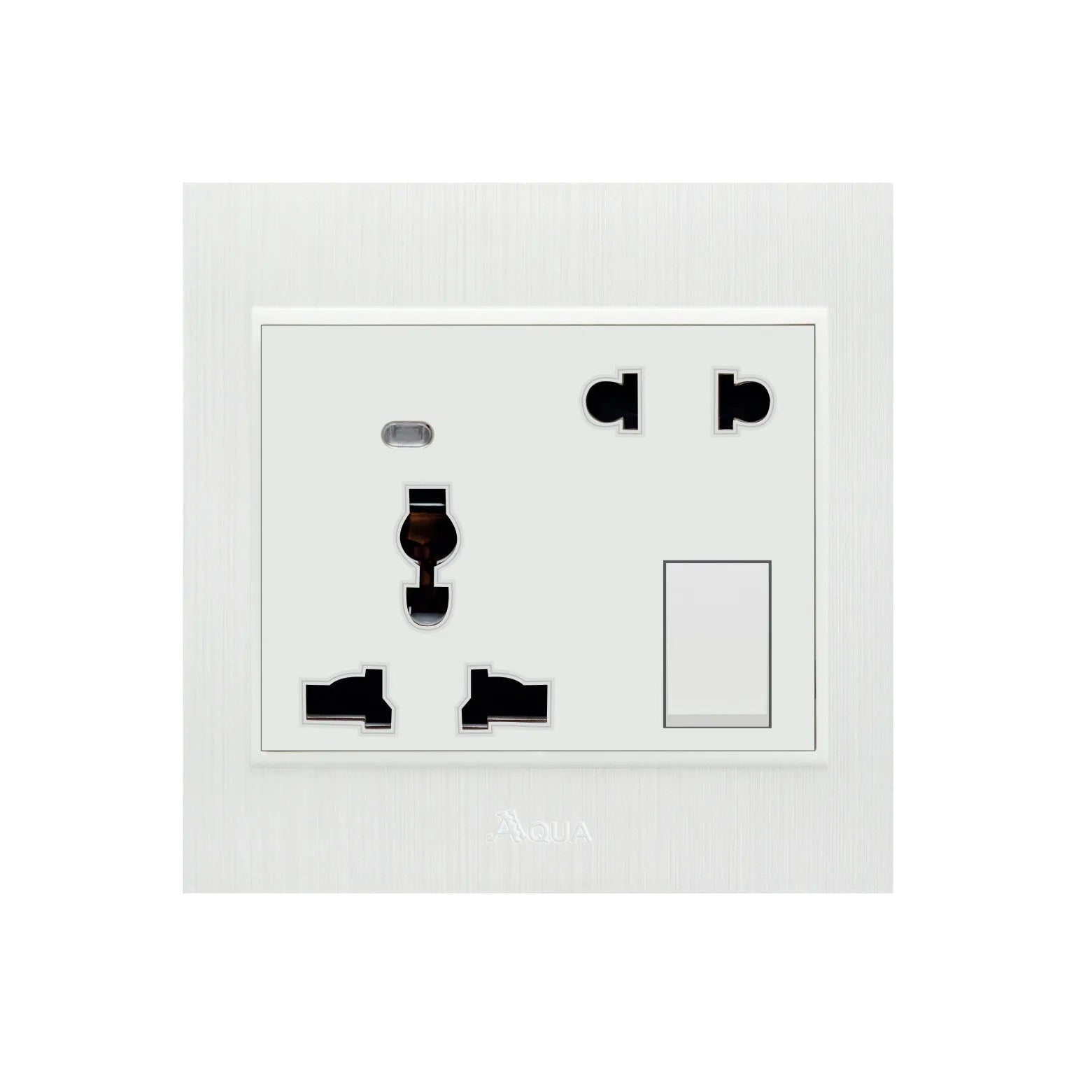 AQUA GLORY 1 GANG SWITCH UNIVERSAL PLUS 2 PIN SOCKET Price in Pakistan