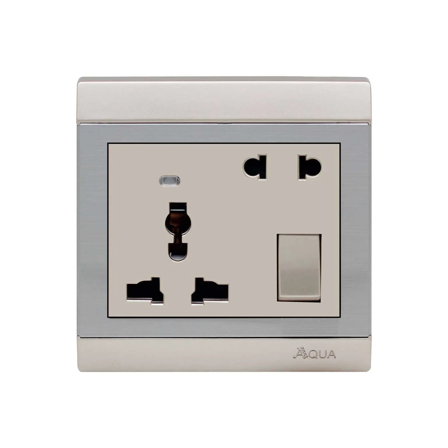 Aqua Bravo 2 Pin with Universal Switch Socket Price in Pakistan 