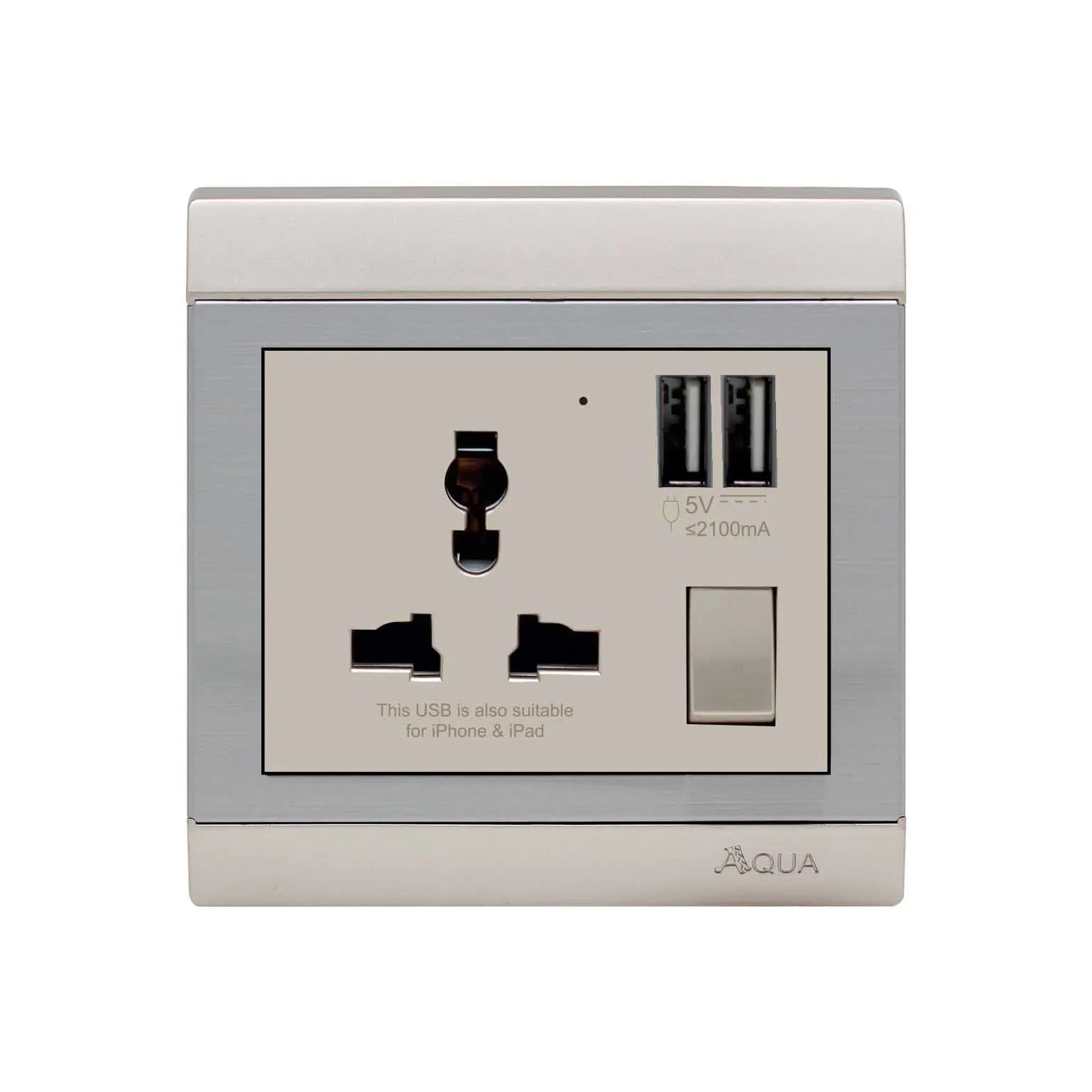 AQUA BRAVO UNIVERSAL PLUS USB SOCKET Price in Pakistan